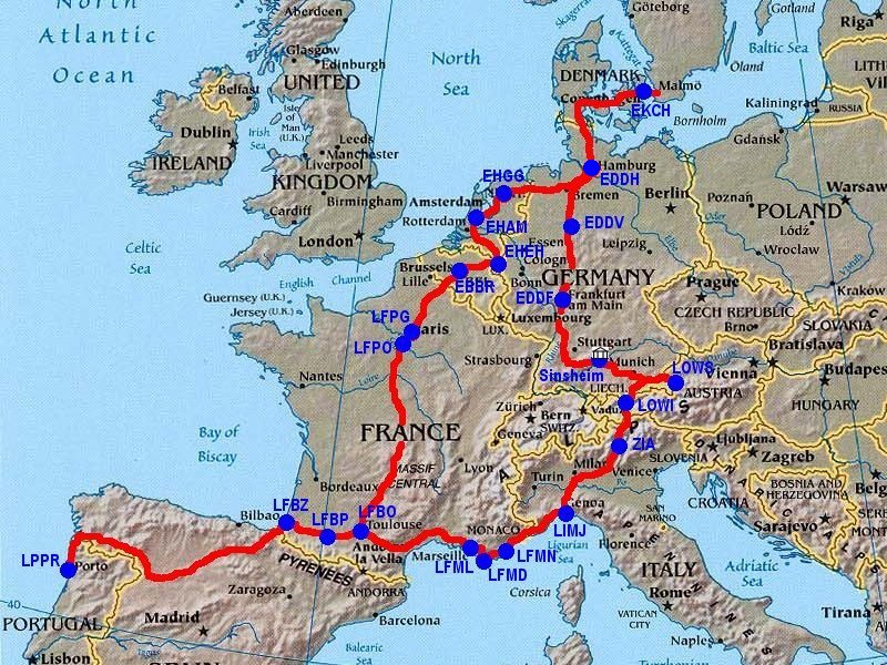 Volta pela Europa 2005