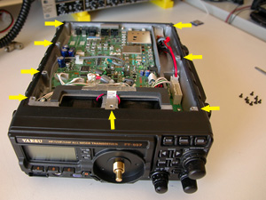 Top panel removed