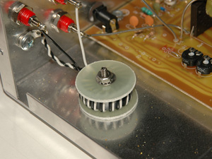 Detail of the 4:1 balun